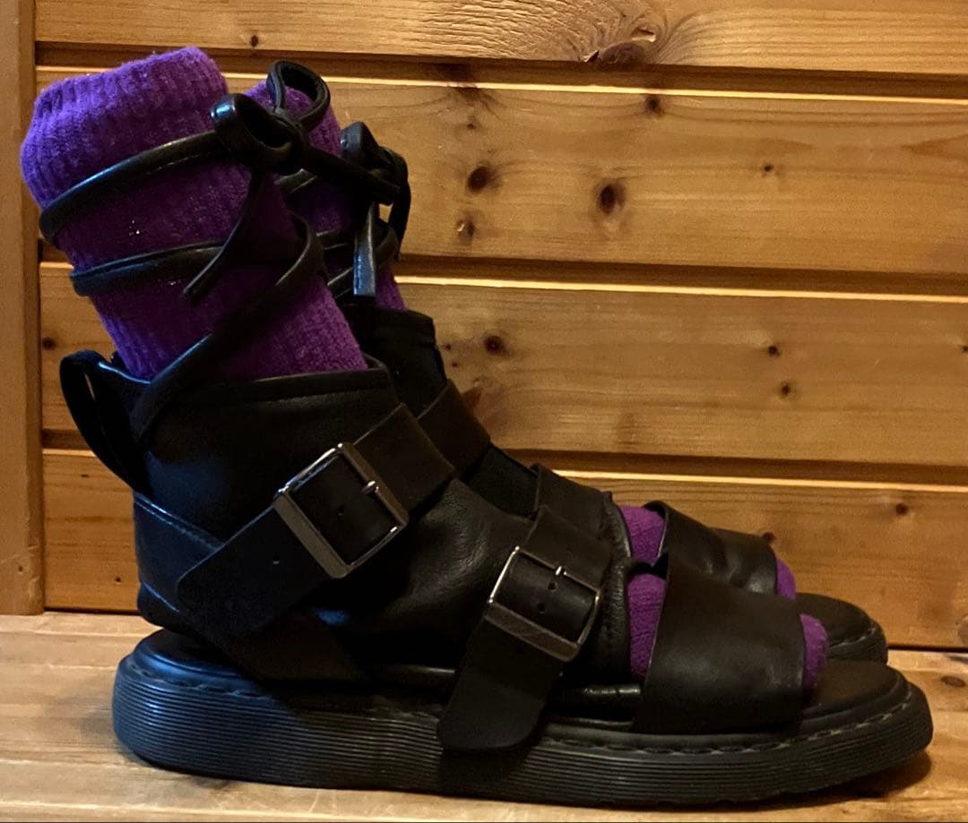 norha 【超希少】Lieve Van Gorpレザータビ黒『美品』