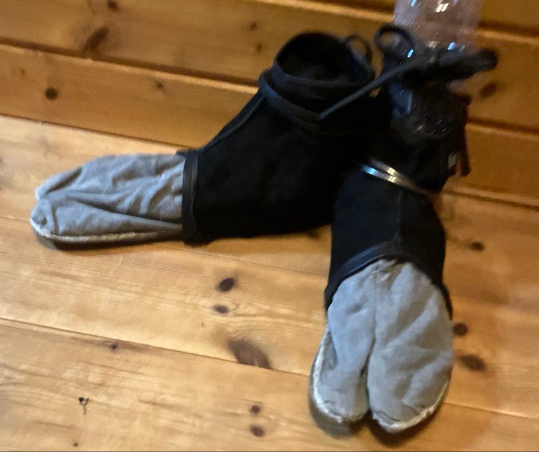 norha 【超希少】Lieve Van Gorpレザータビ黒『美品』