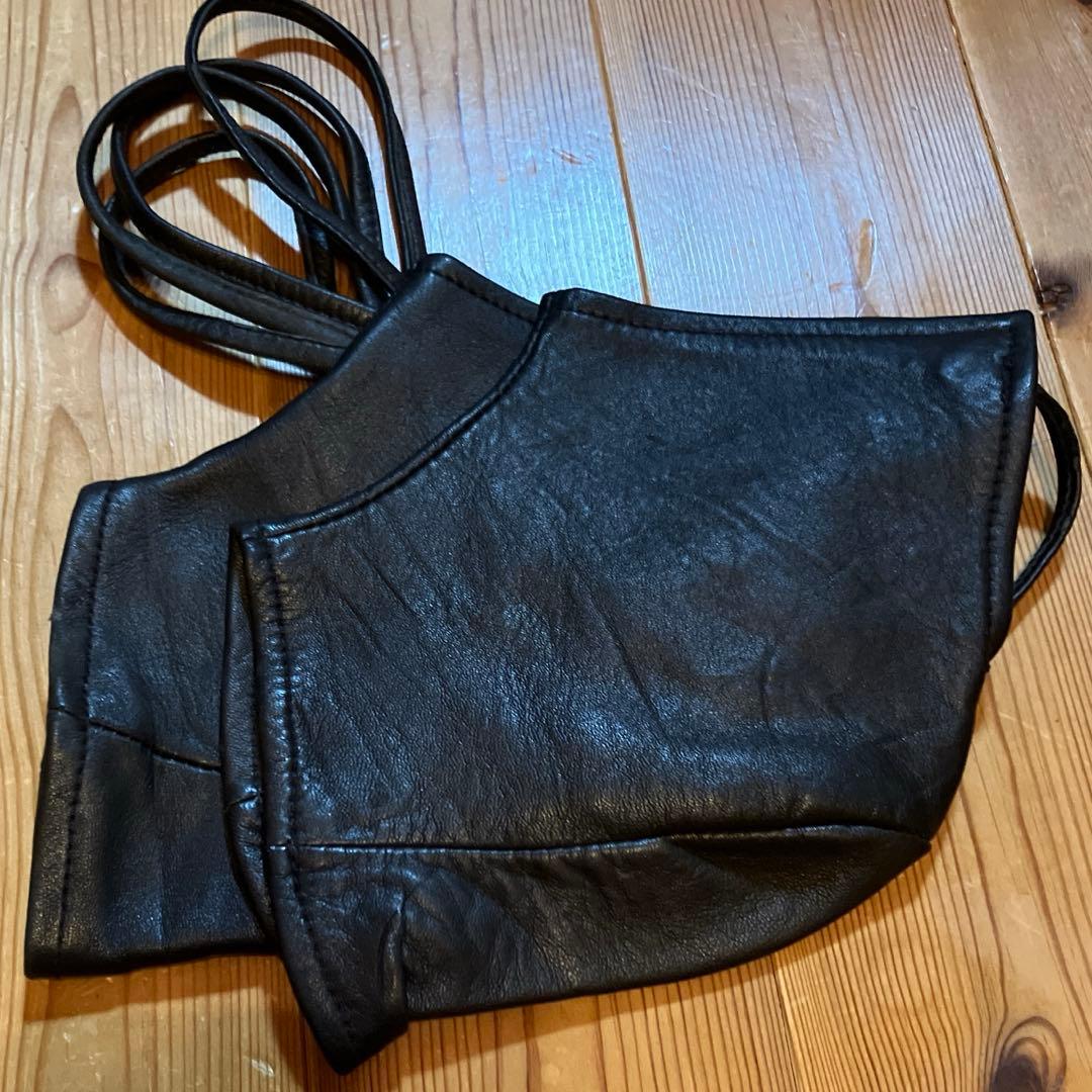 norha 【超希少】Lieve Van Gorpレザータビ黒『美品』