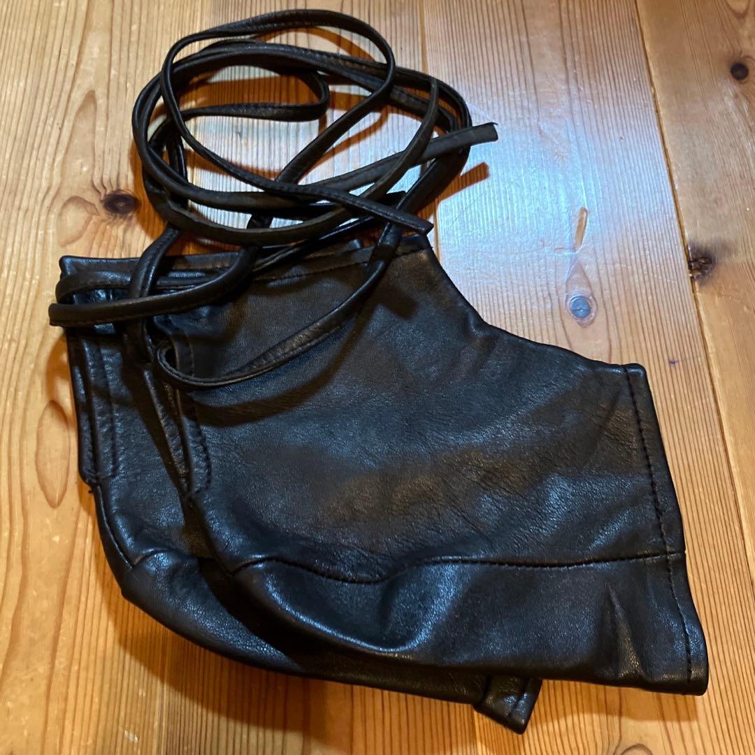 norha 【超希少】Lieve Van Gorpレザータビ黒『美品』