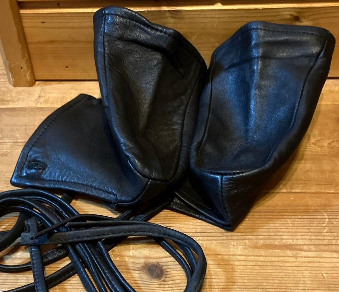 norha 【超希少】Lieve Van Gorpレザータビ黒『美品』