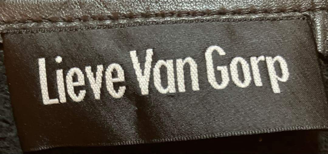norha 【超希少】Lieve Van Gorpレザータビ黒『美品』