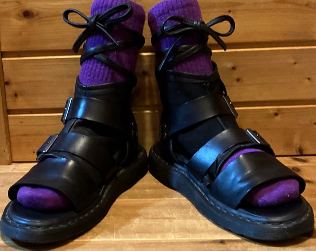 norha 【超希少】Lieve Van Gorpレザータビ黒『美品』