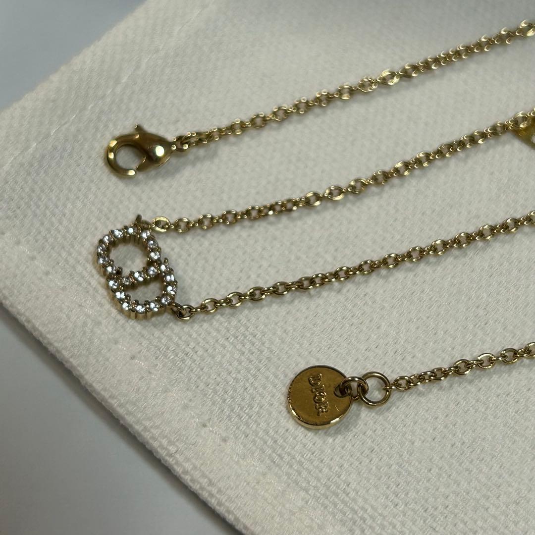 ✨美品✨　Dior ディオール　ネックレス(ノベルティのバッチ付き)