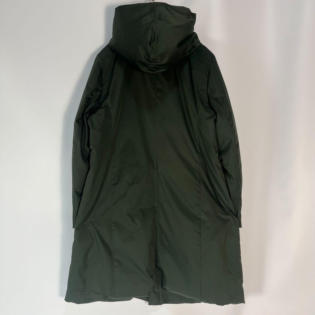 46 大きめ　23区　ロングダウンコート　フード付き　ADS LIMONTA