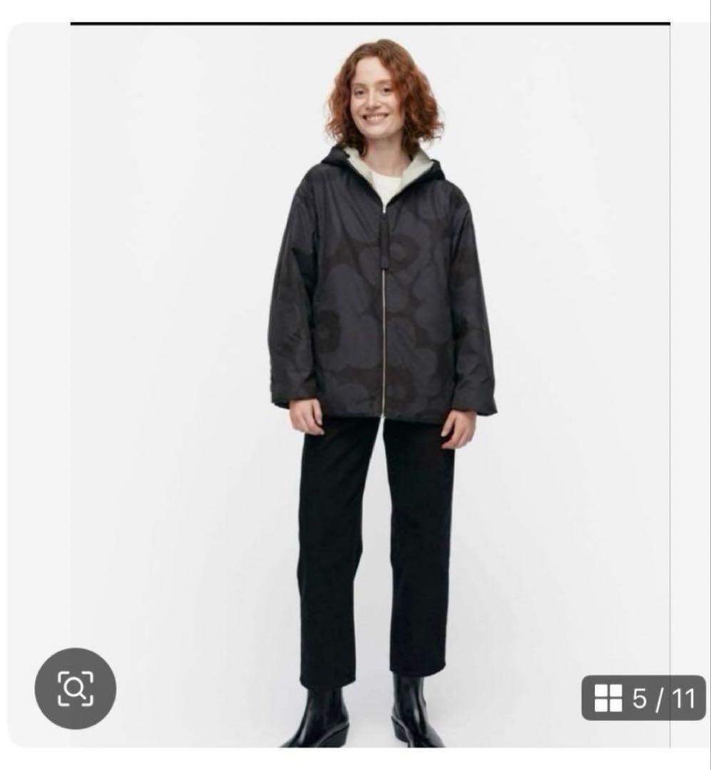 タグ付き新品　マリメッコ　リバーシブル中わたジャケット