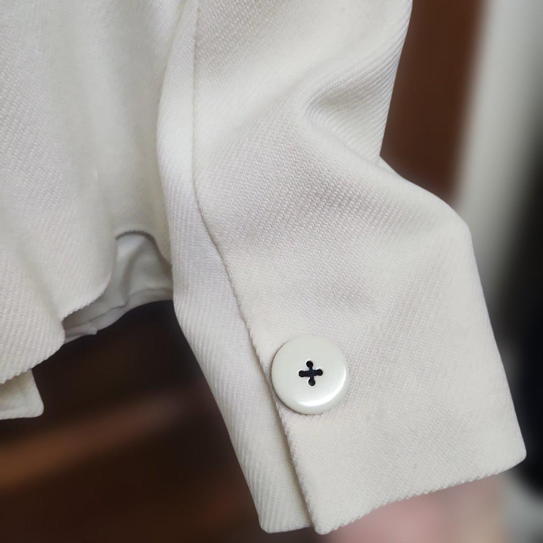 miss ashida ワッペン付きアイボリーテーラードジャケット