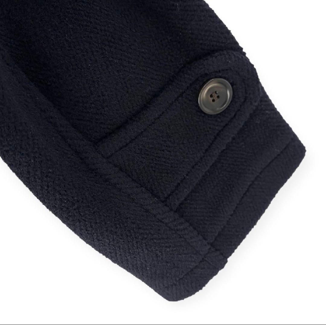 ザ*リ様 【モンゴメリー】ヘリンボーン ダッフルコート　ネイビー