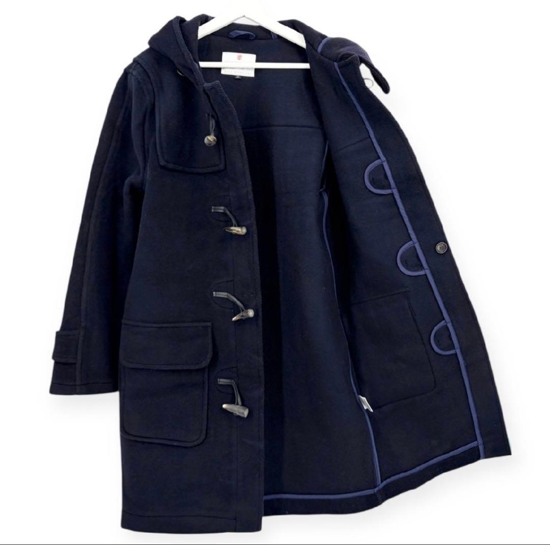 ザ*リ様 【モンゴメリー】ヘリンボーン ダッフルコート　ネイビー