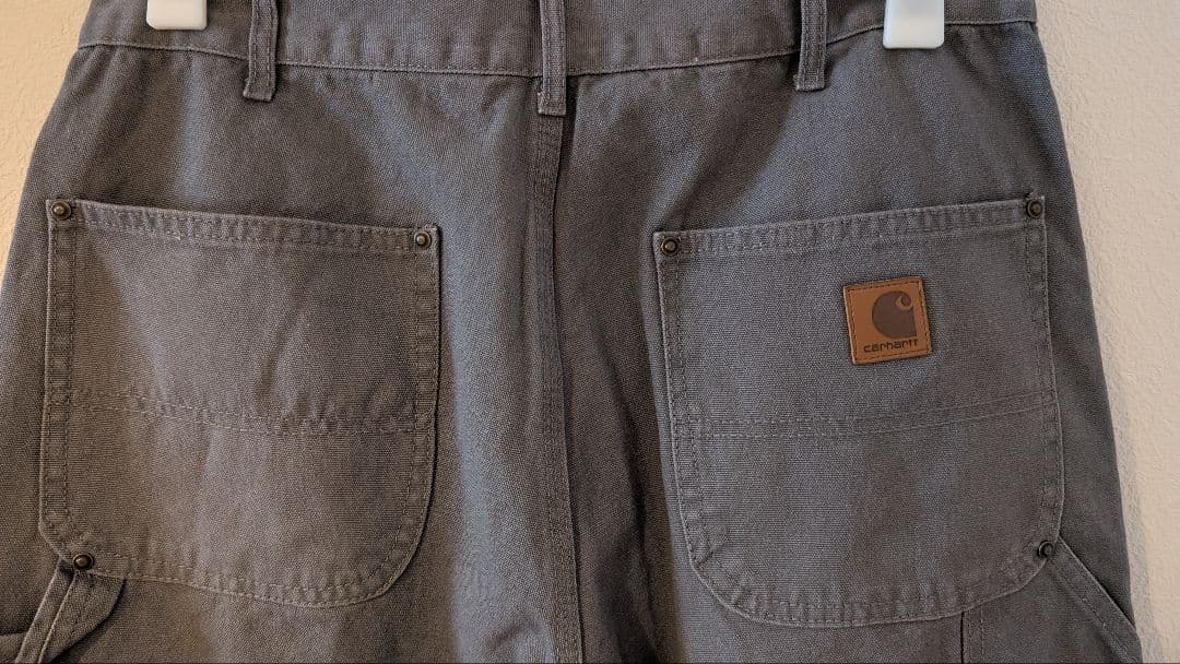 Carharttダブルニーパンツ B136-GVL W30 USA製　レアカラー