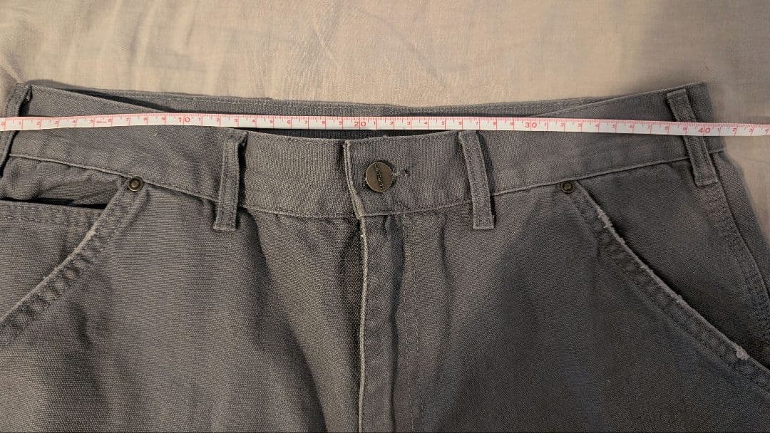 Carharttダブルニーパンツ B136-GVL W30 USA製　レアカラー