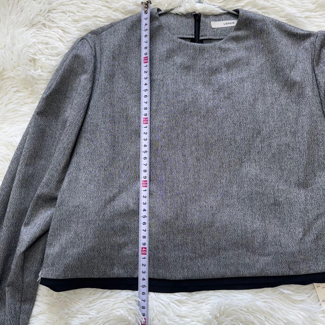 【タグ付き】LOHEN ローヘン　バイカラーカットオフプルオーバー