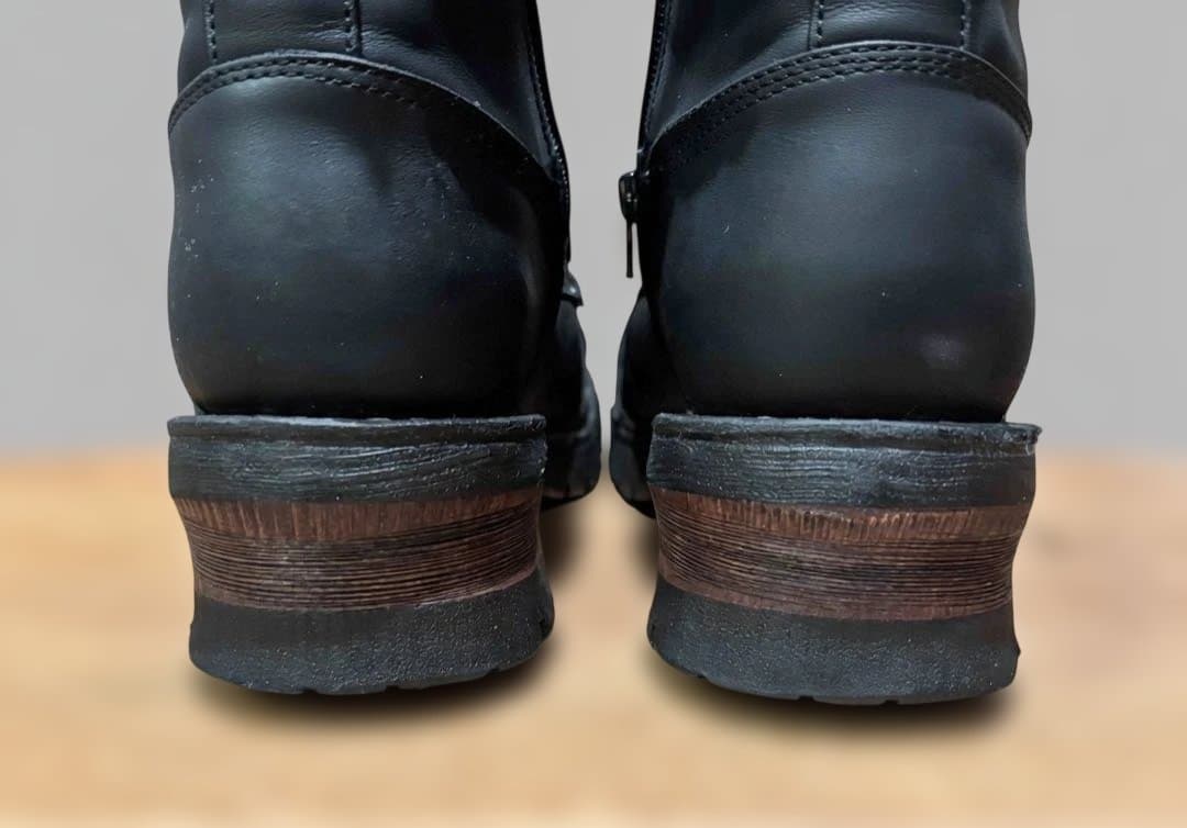 ALPHA INDUSTRIESの牛革バイカーブーツ　26cm 未使用