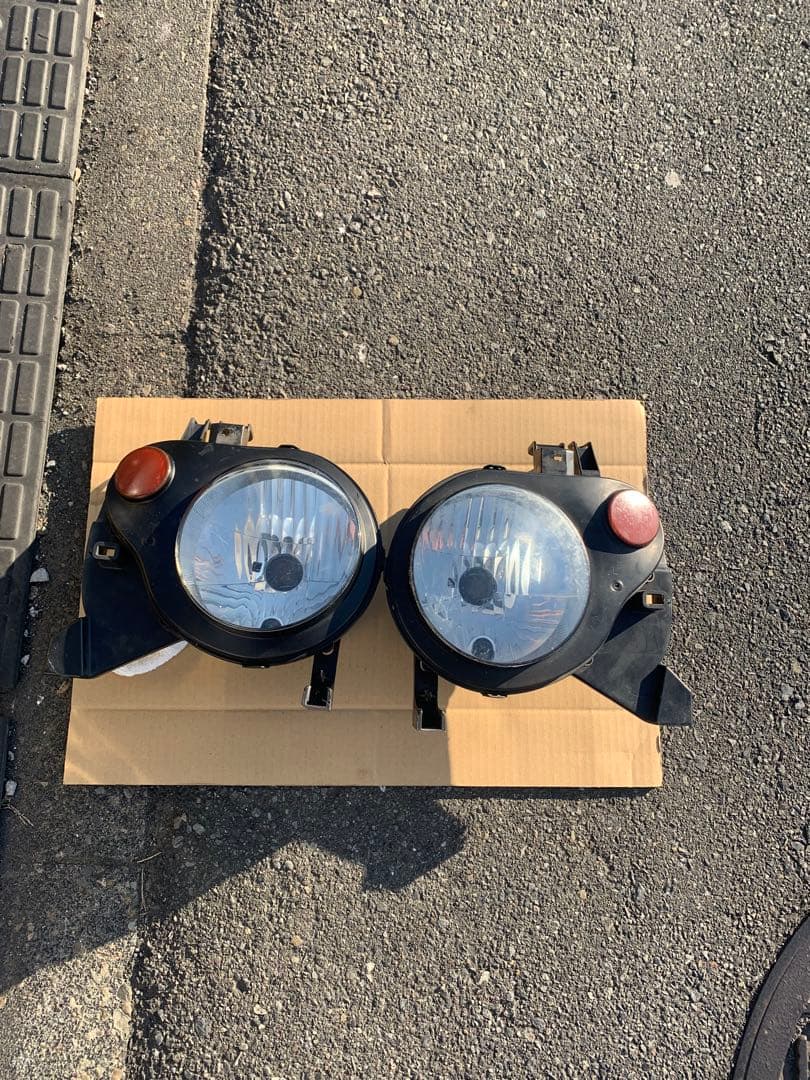 プロフ説明必読！HE21SラパンSSヘッドライト。