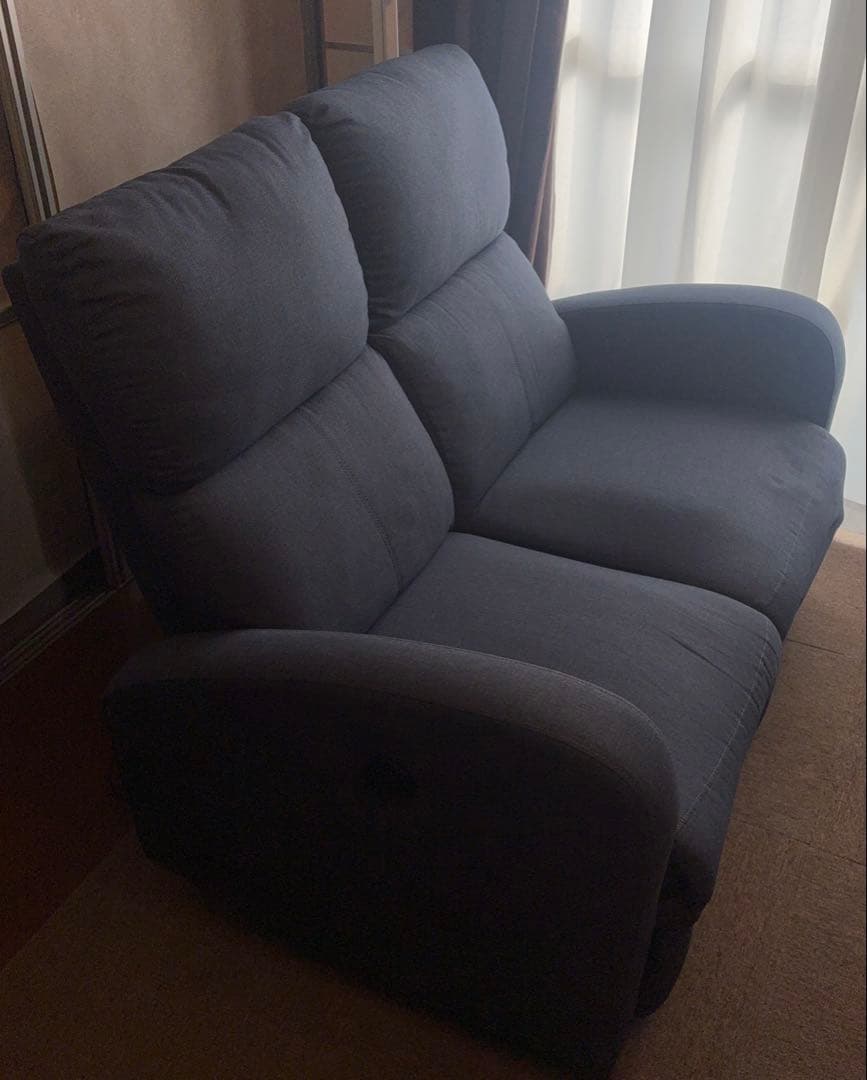 電動リクライニングソファ　二人掛け