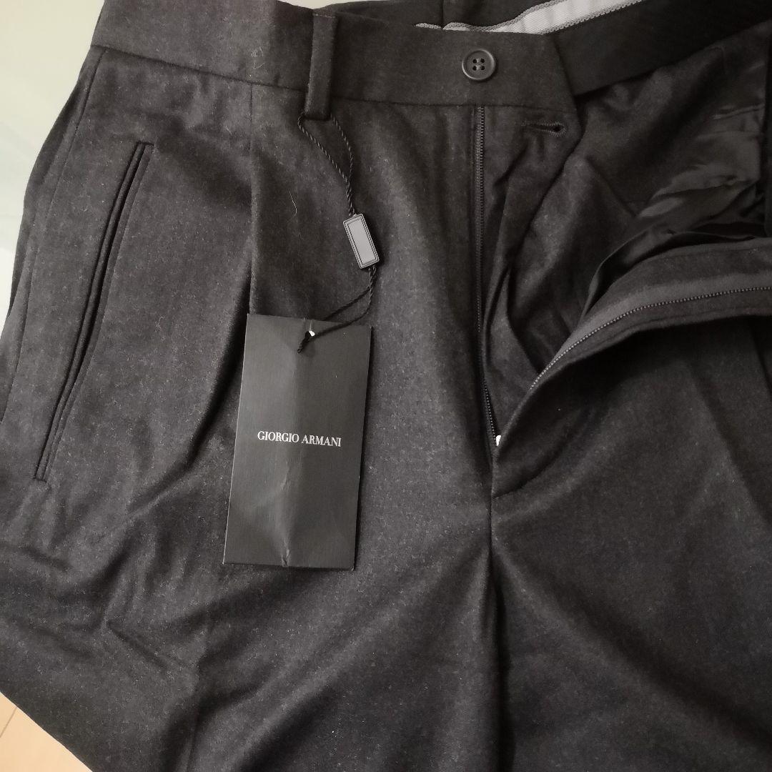 新品　GIORGIO ARMANI ジョルジオ アルマーニ 　スラックス　46