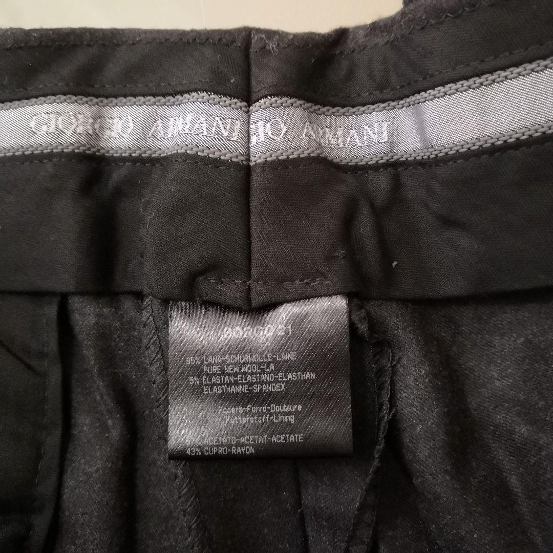 新品　GIORGIO ARMANI ジョルジオ アルマーニ 　スラックス　46