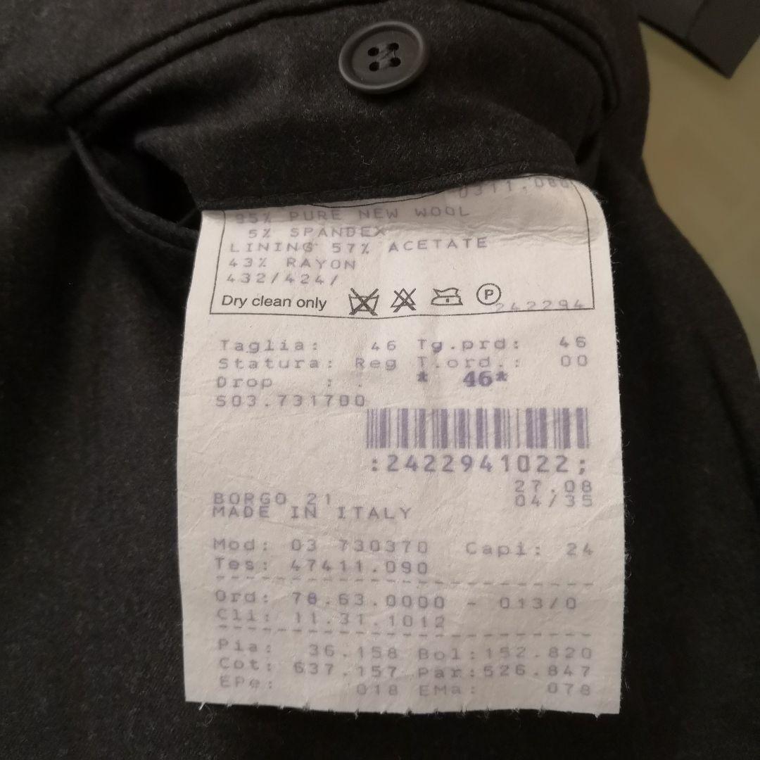 新品　GIORGIO ARMANI ジョルジオ アルマーニ 　スラックス　46