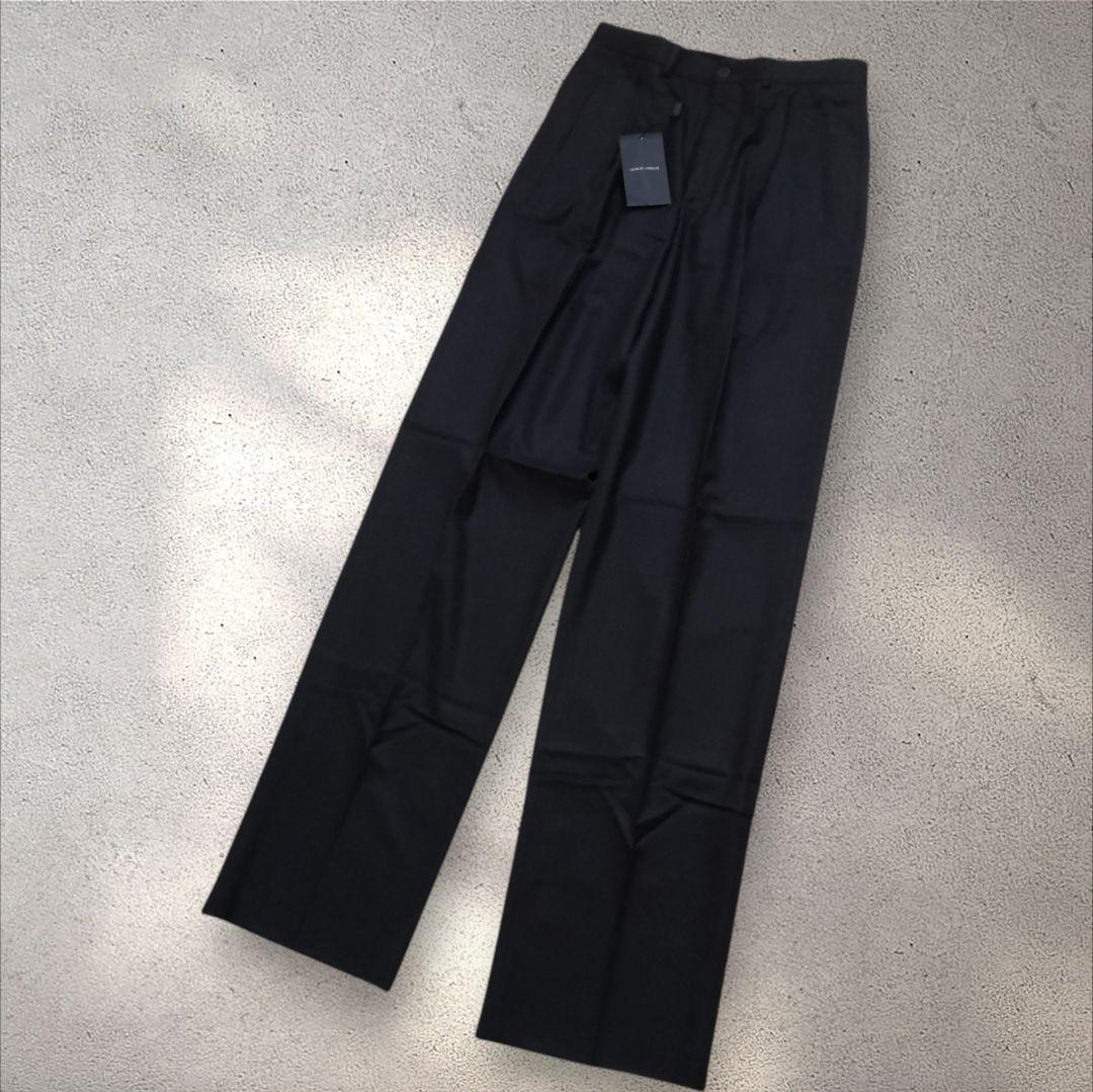 新品　GIORGIO ARMANI ジョルジオ アルマーニ 　スラックス　46