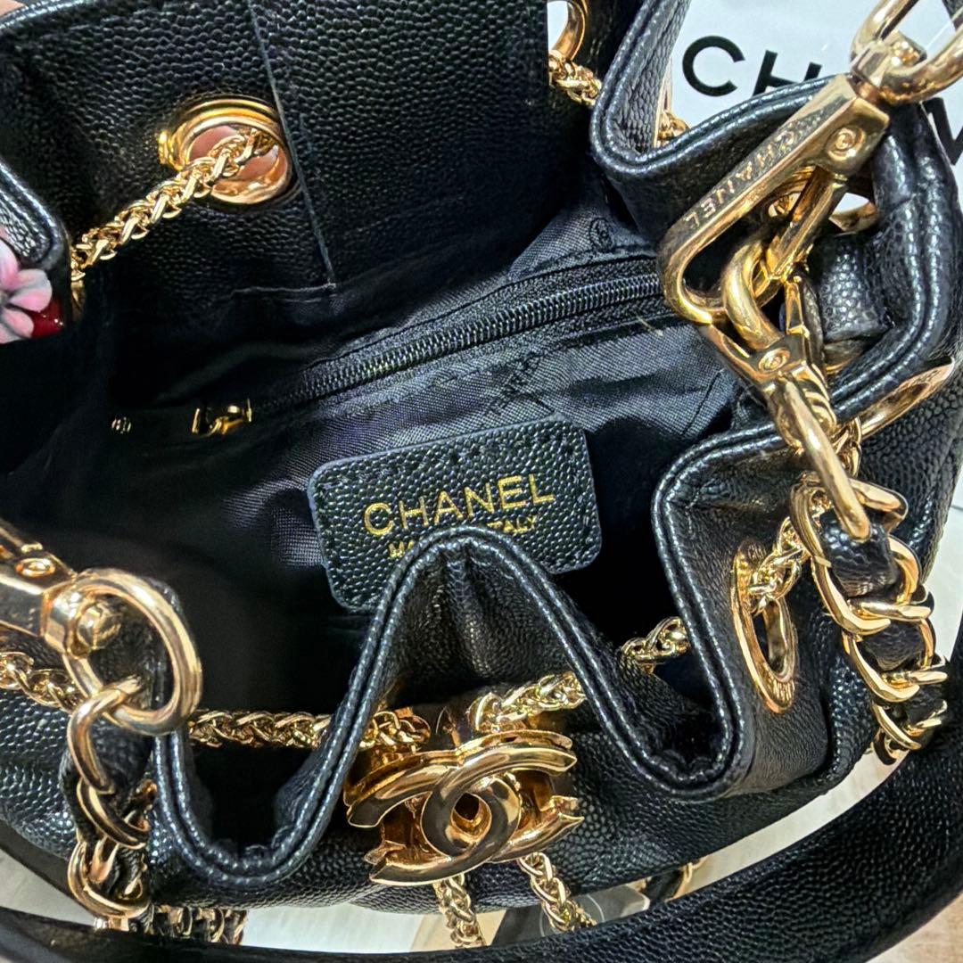 CHANEL ノベルティ 非売品 巾着 バケツ型 ショルダーバッグ