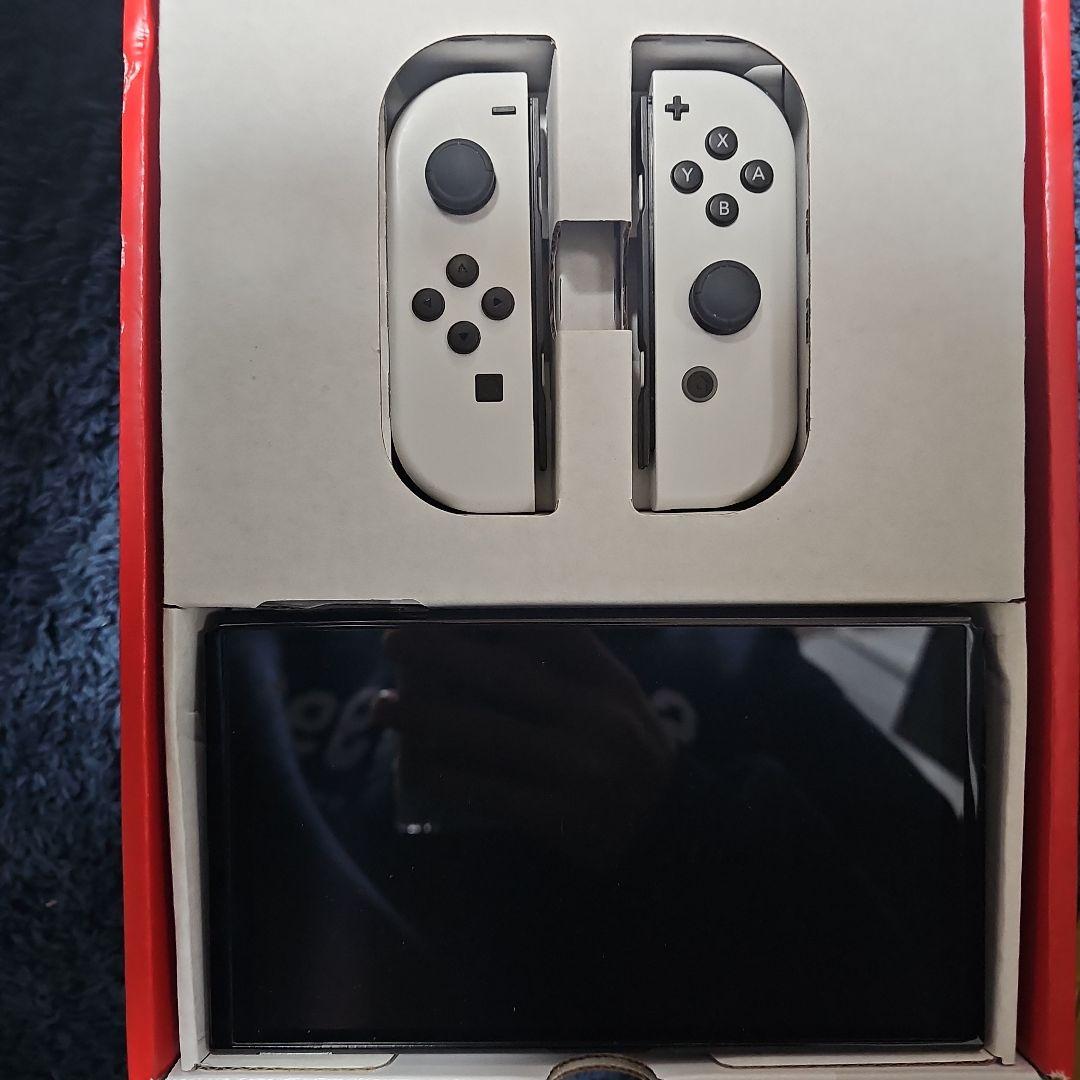 が*く様 Nintendo Switch 有機ELモデル ホワイト&スーパーマリ