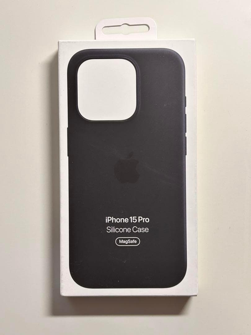 【新品】純正 iPhone 15 Pro シリコンケース・ブラック①セット