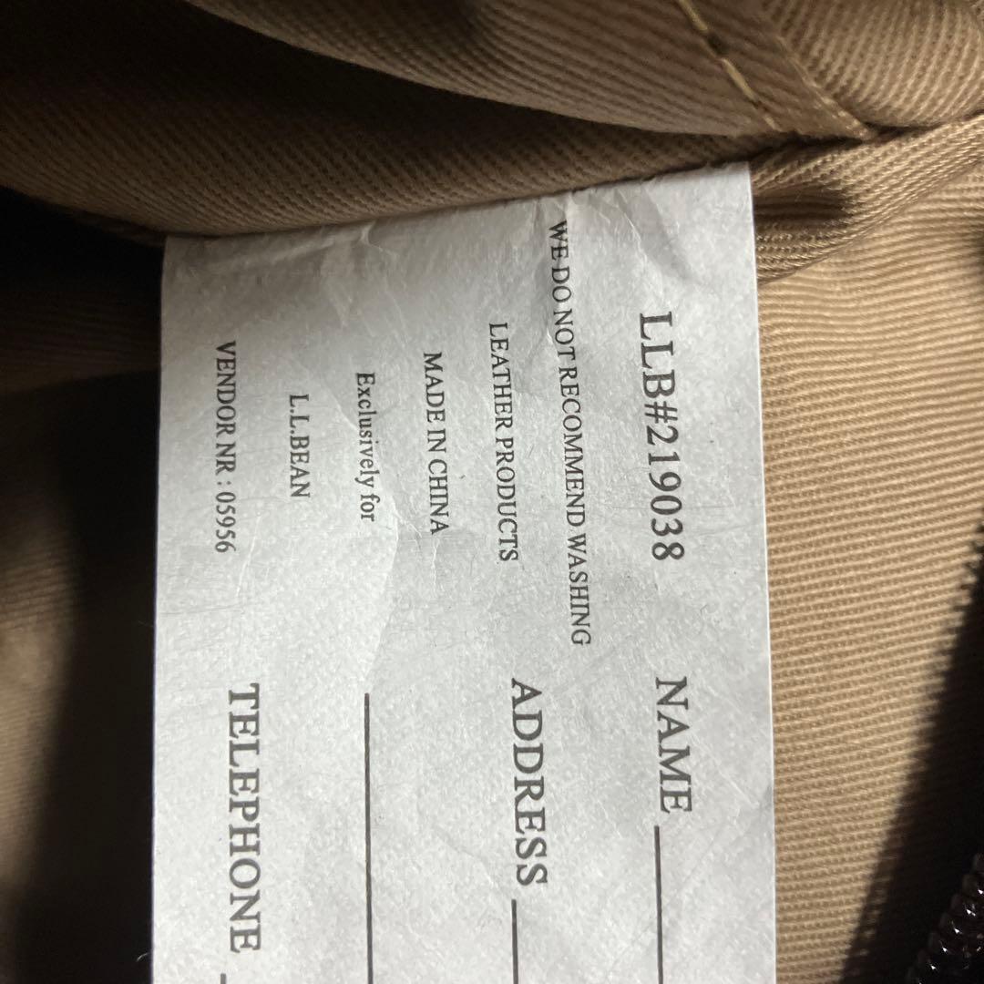 L.L.Bean レザートートバッグ　ほぼ未使用