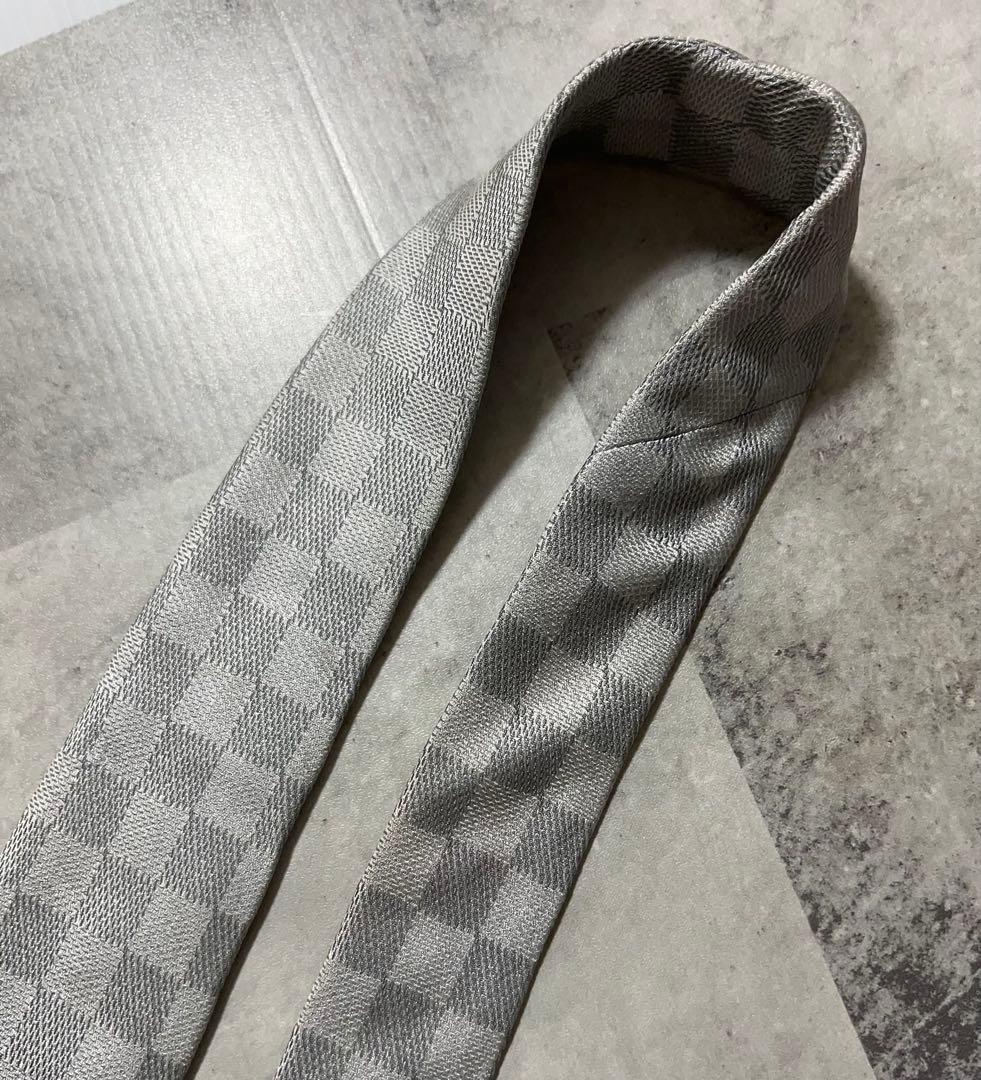 LOUIS VUITTON ネクタイ ハイブランド ダミエ柄