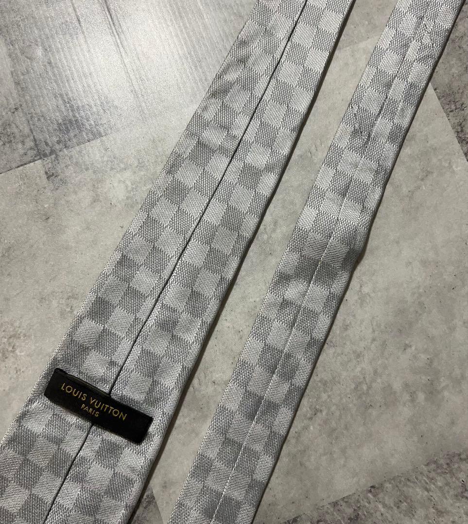 LOUIS VUITTON ネクタイ ハイブランド ダミエ柄