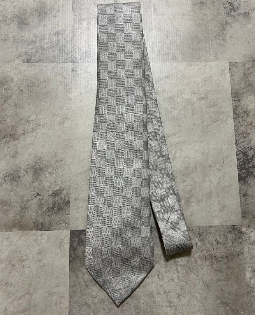 LOUIS VUITTON ネクタイ ハイブランド ダミエ柄