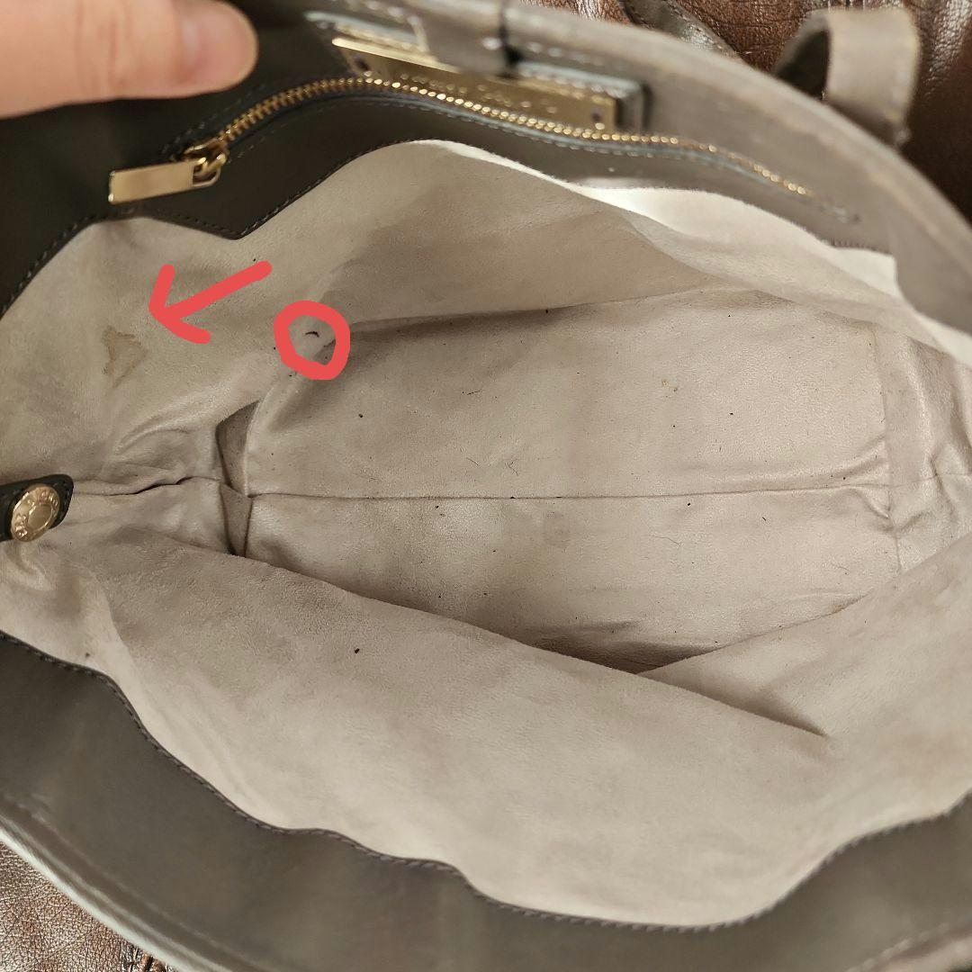 【JIMMY CHOO】ジミーチュウ スタースタッズ トートバッグ グレー