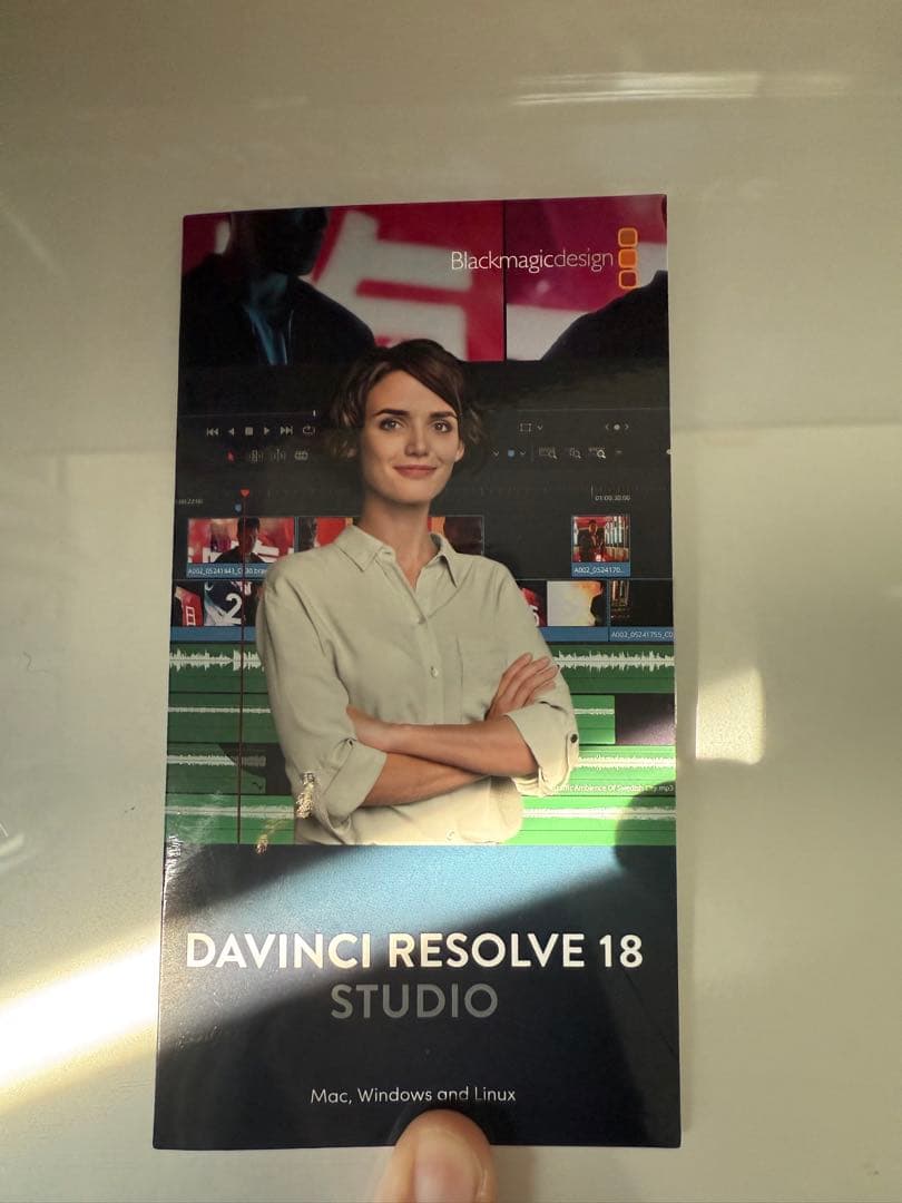 DaVinci Resolve 18 スタジオ版 アクティベーションカード