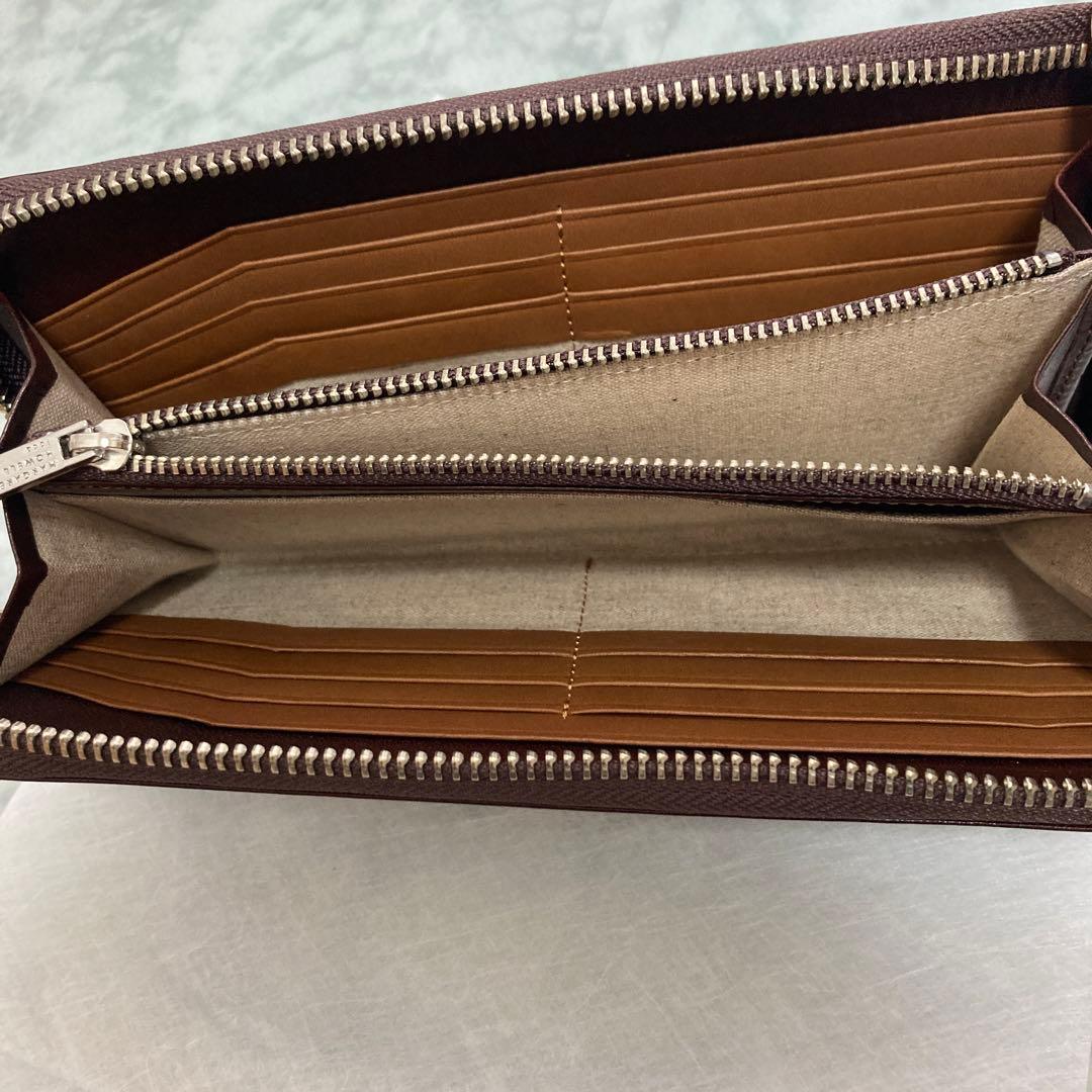 ひ*郎様 新品　未使用　 ファスナー　長財布　MARGARET HOWELL i