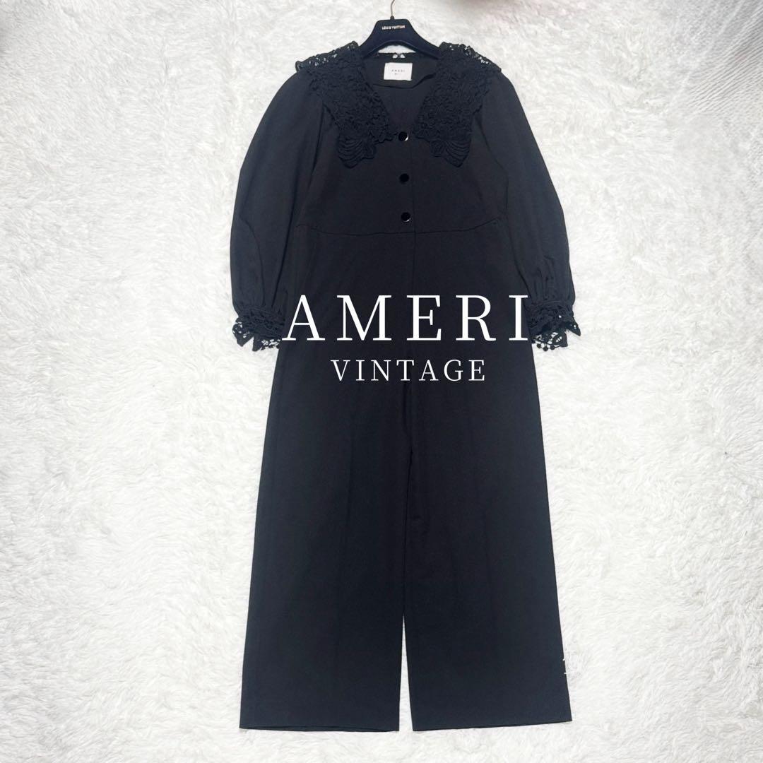 美品 AMERI SAILOR LACE COLLAR JUMP SUIT