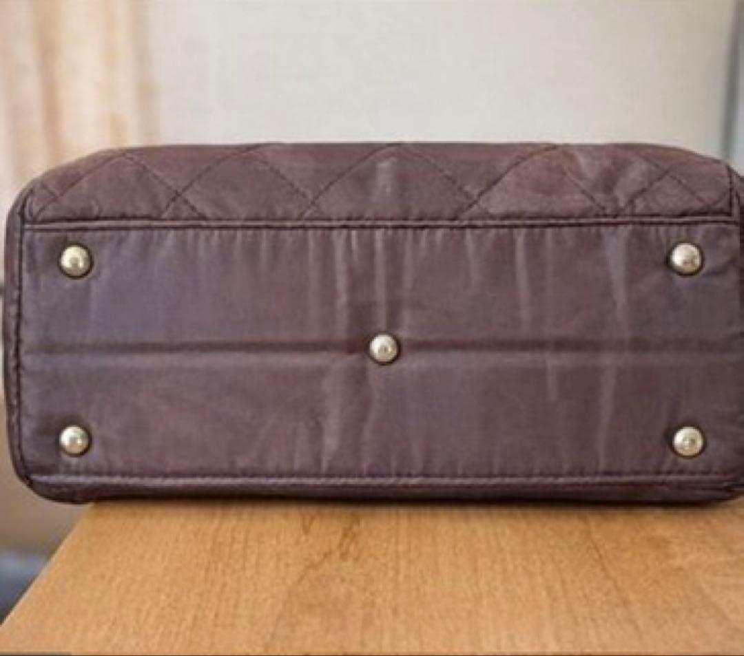 PRADA ブラウン チェーンショルダーバッグ