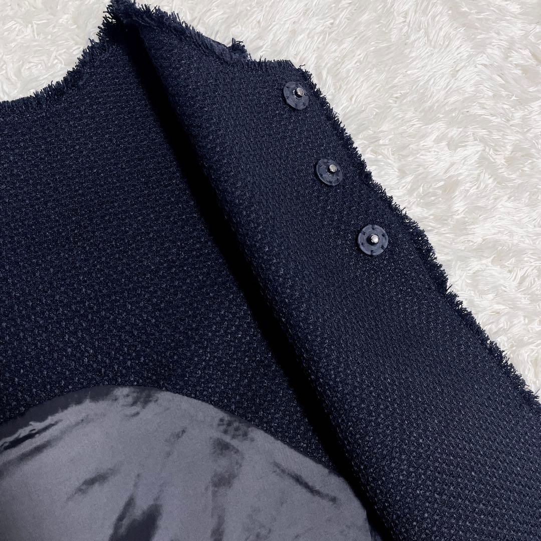 IENA ＆NAVY 2way ツィードベスト 2023SS 美品 ツイード