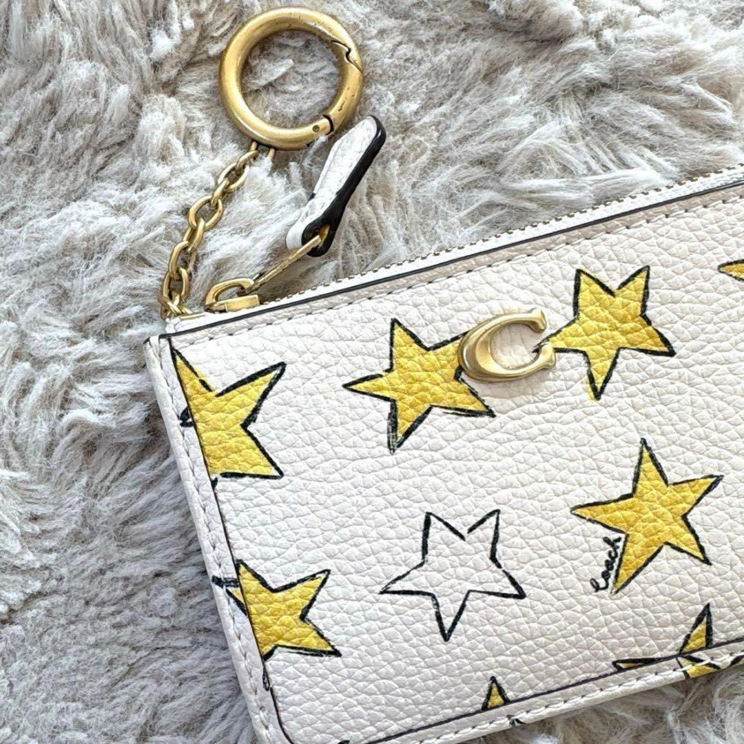 COACH コーチ 星柄 /カードケース レザー製 C金具