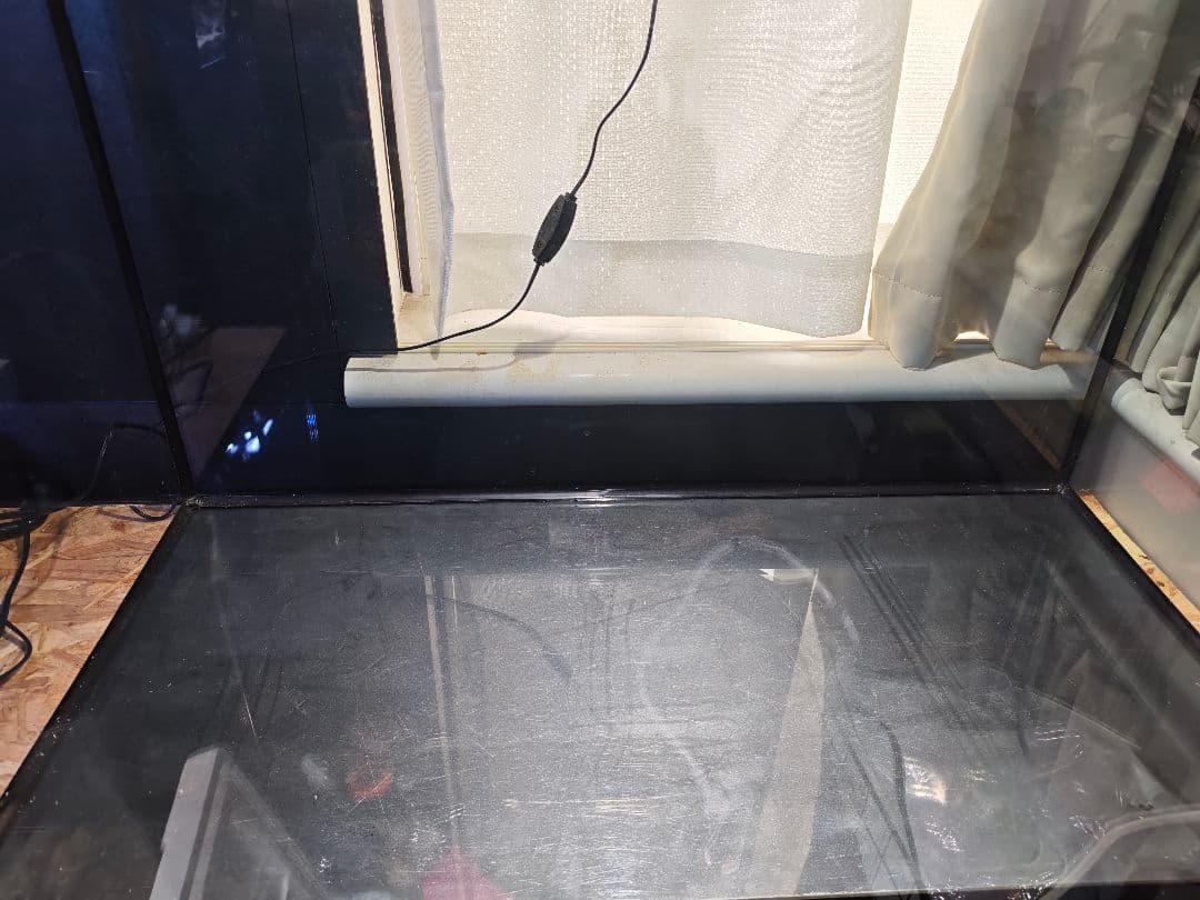 【引取限定】90cmハイタイプ(900×450×500) 曲げオールガラス水槽