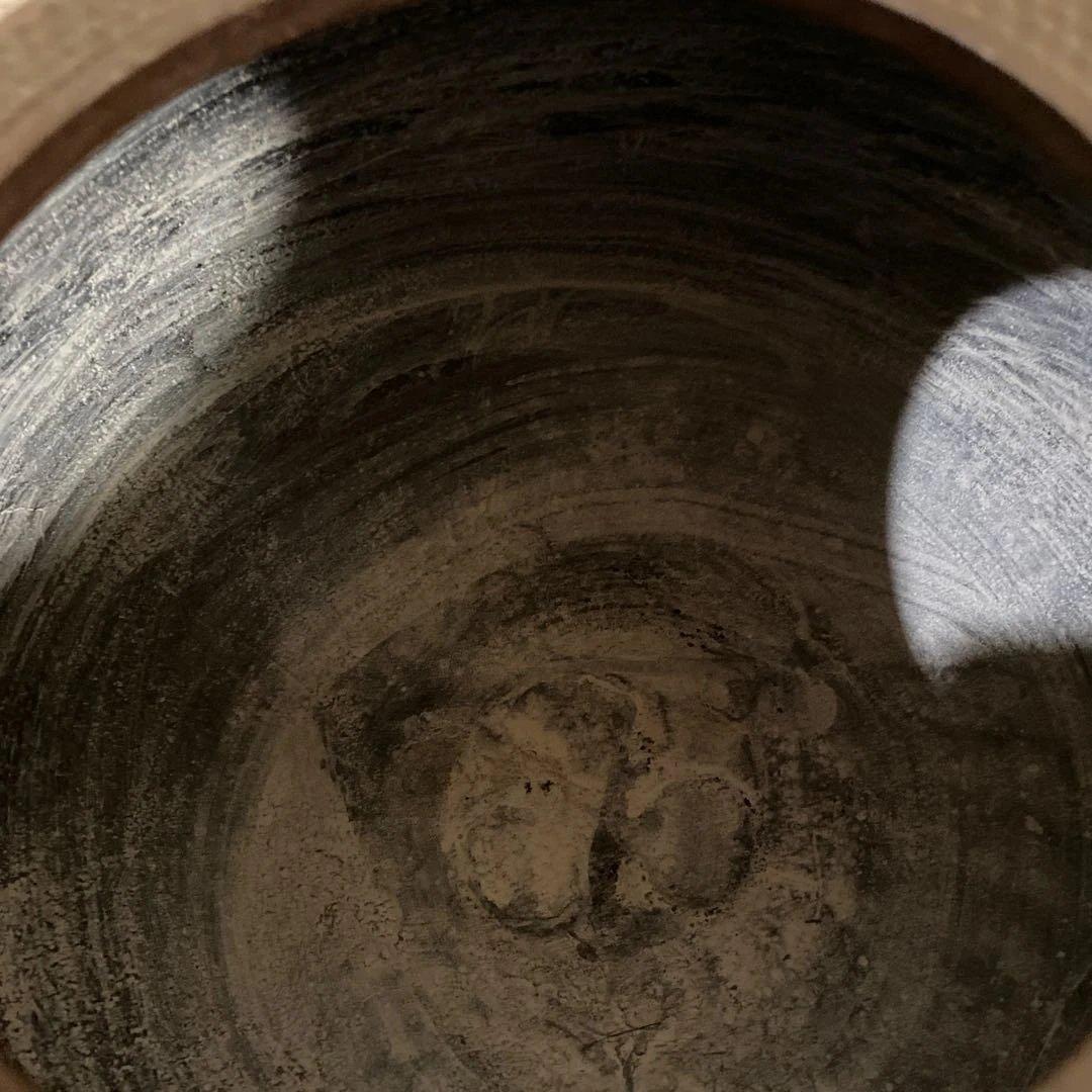 茶道具　釜　菊池政光作　達摩釜　炉用