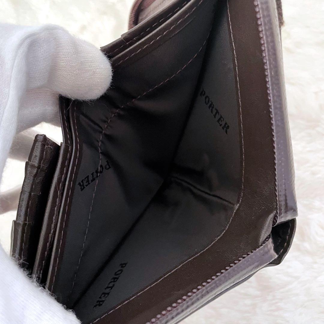 【希少/完売品】PORTER ZOOM 二つ折り財布 レザー ナイロン 多収納