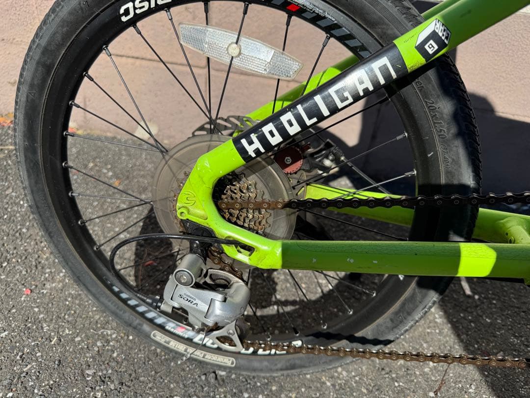 キャノンデール　フーリガン 9 片持ち　ソロリジットフォーク　レフティ