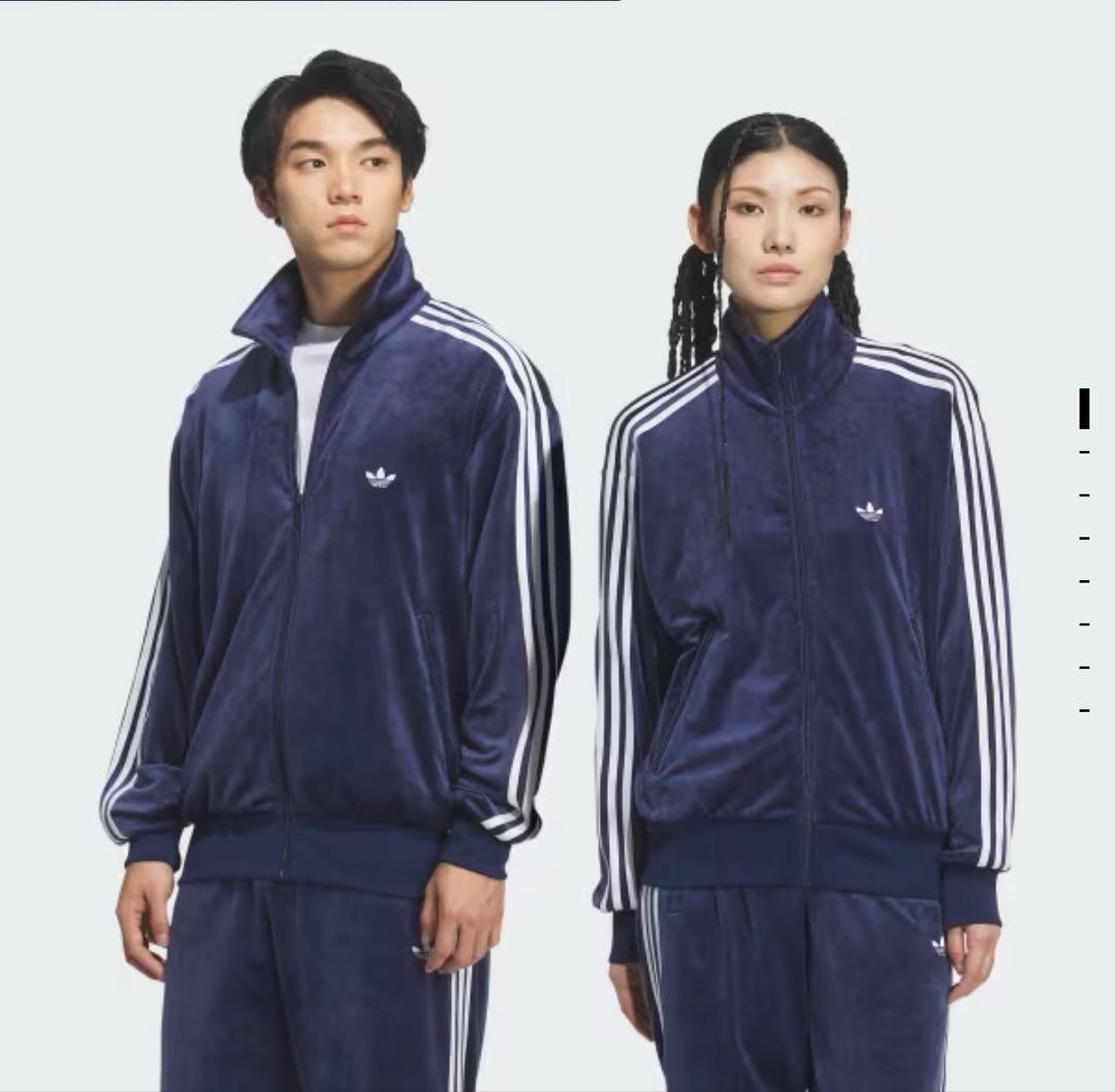adidas originals ベロア トラックジャケット
