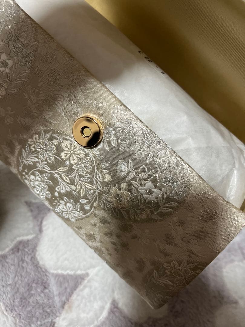 期間限定お値下げ！正絹帯地の一輪館の礼装用草履・バッグセット