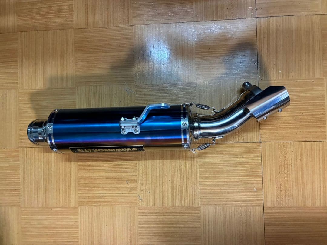 YOSHIMURA ステンレス マフラー ブルー
