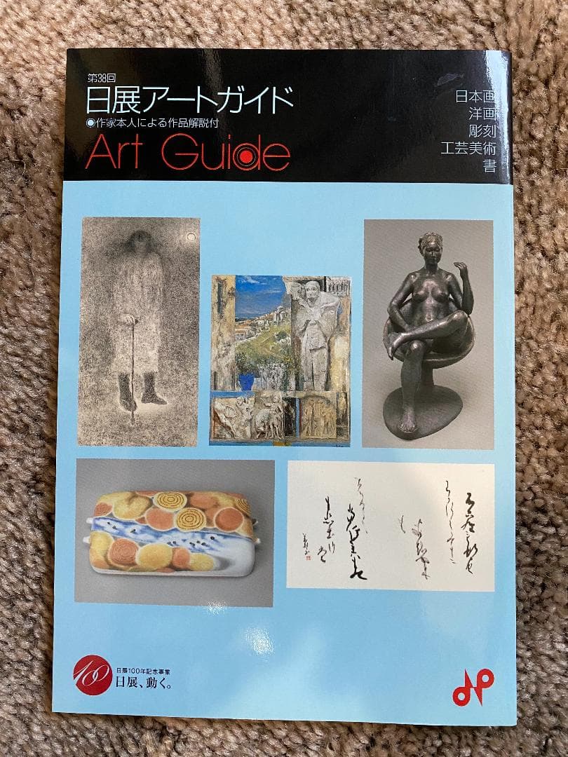 日展作品集38冊、日展アートガイド5冊、日展作品鑑賞の手引き2冊