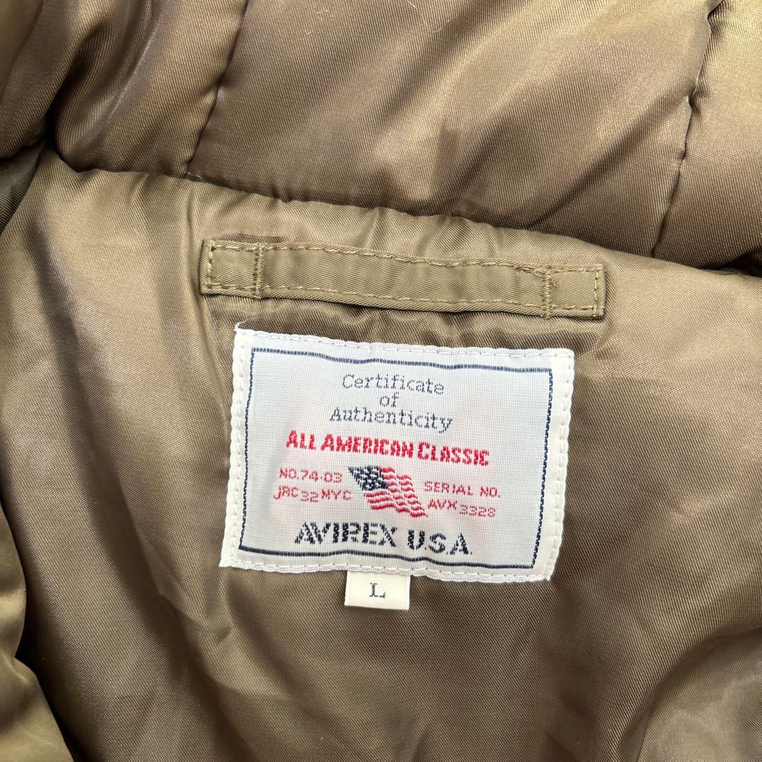 AVIREX LTD. MA-1 フライトジャケット オリーブ