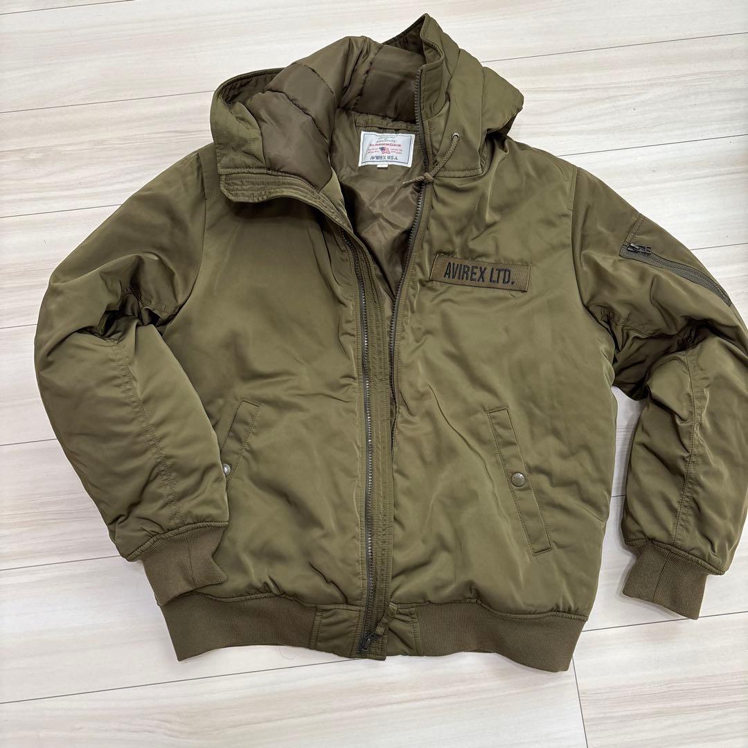 AVIREX LTD. MA-1 フライトジャケット オリーブ