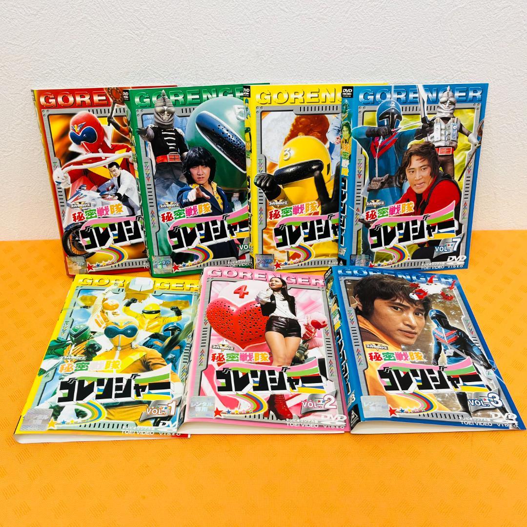 『秘密戦隊 ゴレンジャー』全14巻セット レンタル使用済DVD
