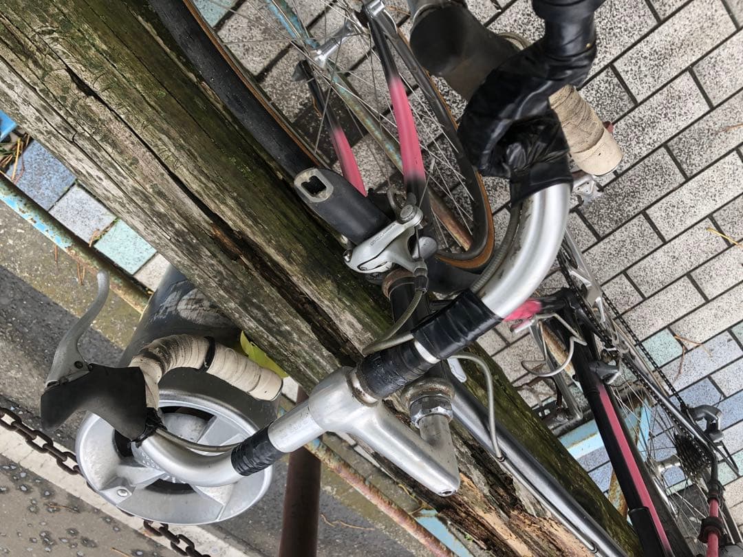 ブリヂストン　クロモリ　ロード　シマノ600