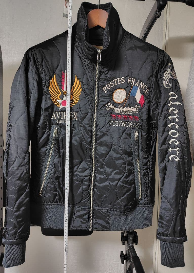 AVIREX ブラック MA-1 フライトジャケット　Мサイズ
